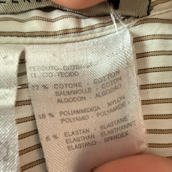 MAX MARA WEEKEND Striped Button Up Shirt Long Sleeve Italy Cotton Blend Women - Picture 14 of 16